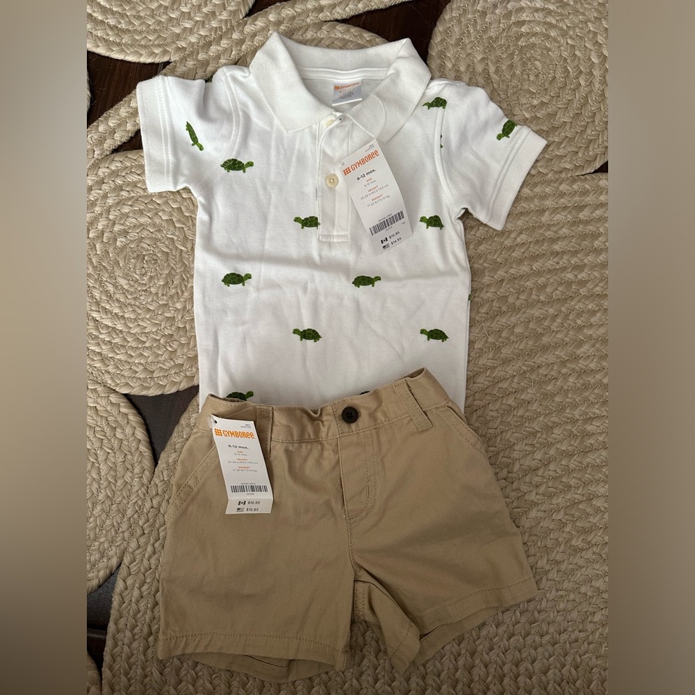 Gymboree outfit set size 6-12 months